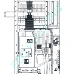 Celula trafo servicii auxiliare pentru Statie, 24 kV, 630 A, 16 kA, (GSCM700/2) – GSCM690/14 140175