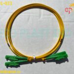 Patch cord fibra optica FO, singlemode SM, Duplex, E2000/APC la E2000/APC, lungime 2 m, RO 648427 – FT 350 – FT 033 TLC?