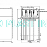 Celula Racord Cablu, tip RC, 24 kV, 16 kA, In=630 A, dim. 350x1050x1850 mm, (fost 162324 DY 803/1) 140202 – GSCM005 rev. 3